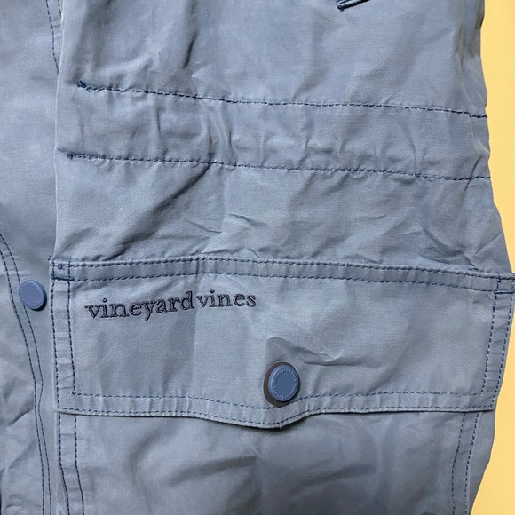 Vineyard Vines Classic Blue Hooded Raincoat - Picture 3 of 9